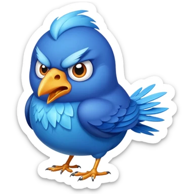I want an emoji of ice bird and which is one of the character in angry birds story sticker