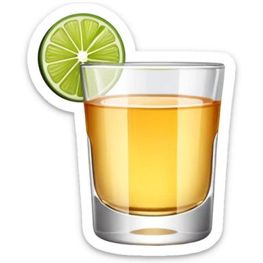 Tequila shot sticker