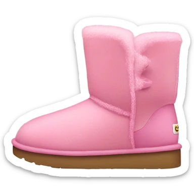 Pink ugg boots sticker