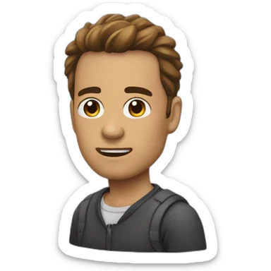 Persona pasándolo mal, muy complicado sticker