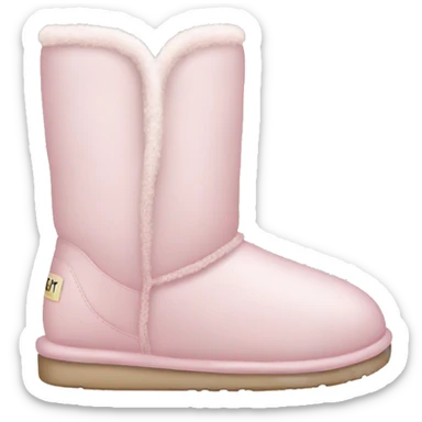 light pink uggs sticker