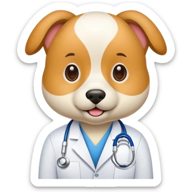 veterinarian logo sticker