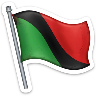 🇹🇬 du noir à la place du vert et du rouge à la place du jaune  sticker