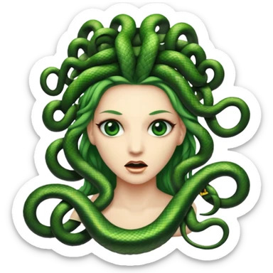 Medusa sticker