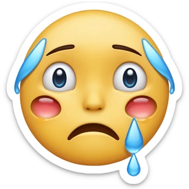 crying emoji sticker