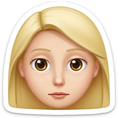 straight face emoji with rolling eyes sticker