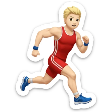 Create me an emoji where the word MHA IS AN EMOJI AND MHA is for a  running club sticker