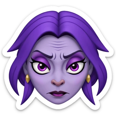 crea un emoji de Yzma de las locuras del emperador sticker