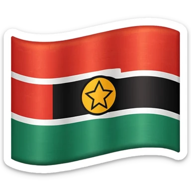 africa flag sticker