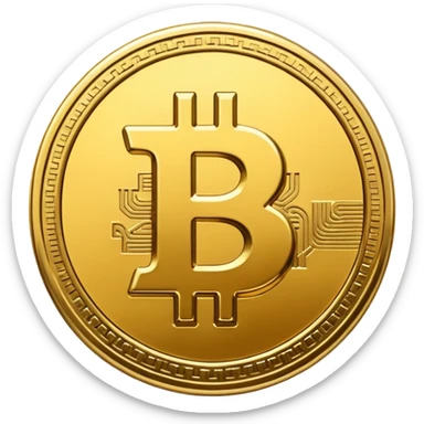 Bitcoin coin emoji sticker