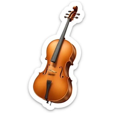 Cello with a fat belly sticker