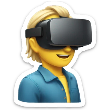 virtual reality headset sticker