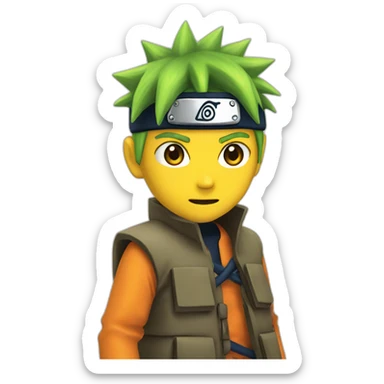 naruto sur un poison sticker