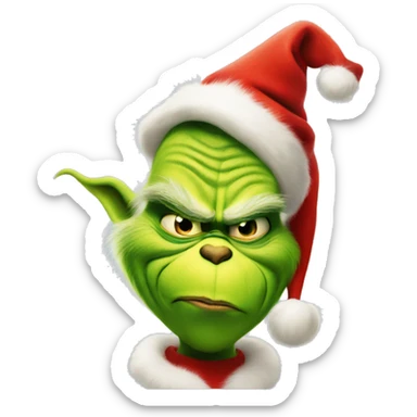 The grinch coquette sticker