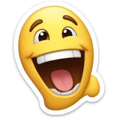 Laughing  sticker