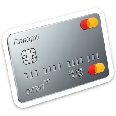 debit card sticker