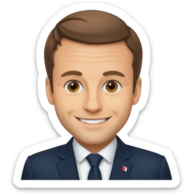 Macron sticker