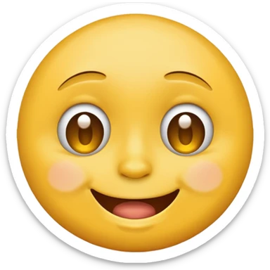 drunk round emoji face sticker