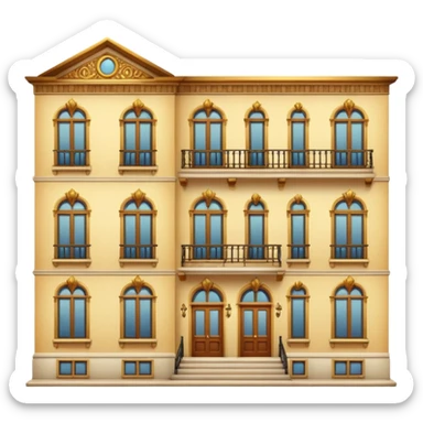 Vintage apartment sticker