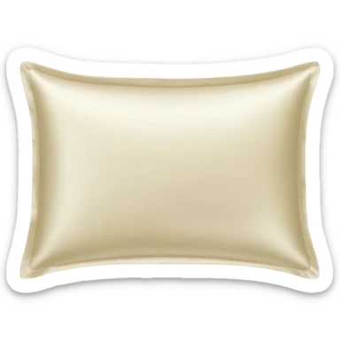 Silk pillow case sticker