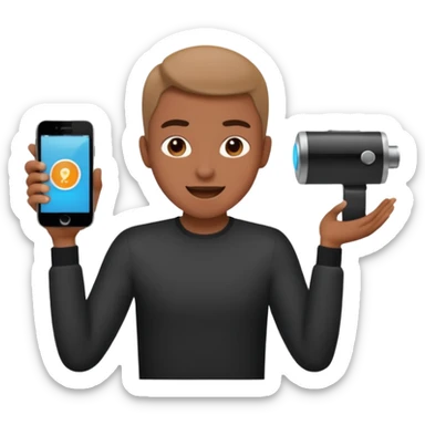 pumping out videos sticker