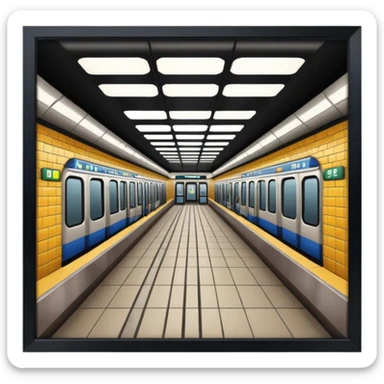 subway station sticker