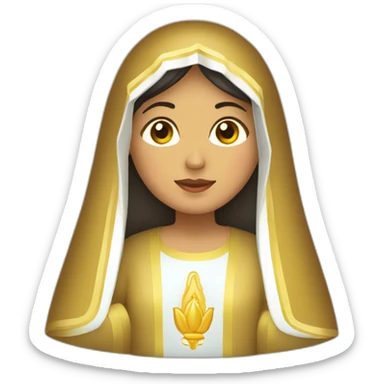 virgen María Nicaragua  sticker