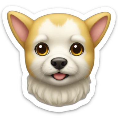 moustachu caucasien sticker