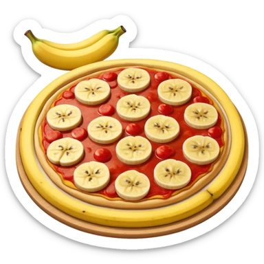 banana pizza sticker