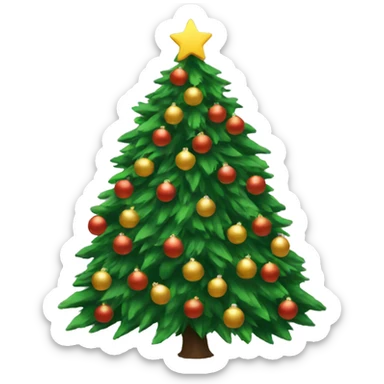 Christmastree aesthetic  sticker