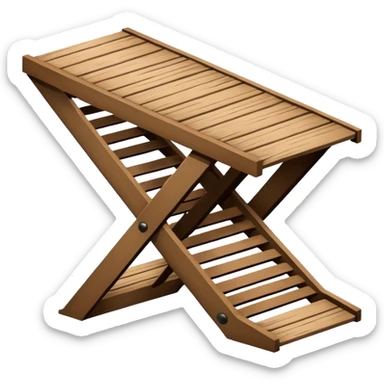 jump ramp on top view sticker