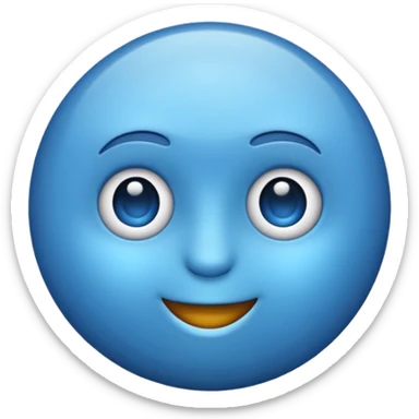 𝚄𝚗 𝚎𝚖𝚘𝚓𝚒 𝚟𝚛𝚊𝚒 𝚌𝚘𝚖𝚖𝚎 𝚌̧𝚊 ✅𝚖𝚎𝚜 𝚋𝚕𝚎𝚞🔵 𝚎𝚝 𝚛𝚘𝚗𝚍 sticker