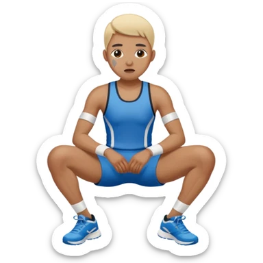 sport test (injury test) sticker
