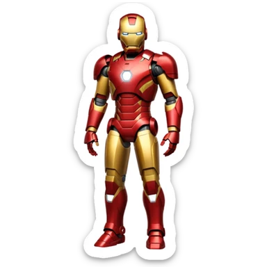 ıron man robot sticker