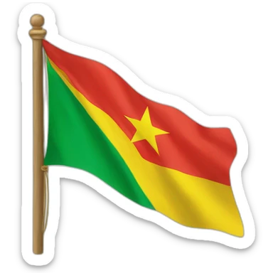 drapeau du togo sticker