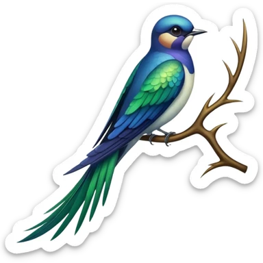 Swallow sticker
