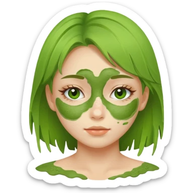 Matcha girl sticker
