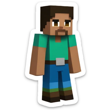 sigmasteve minecraft sticker