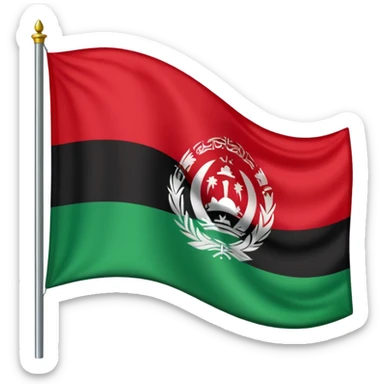 Afghanistan flag sticker