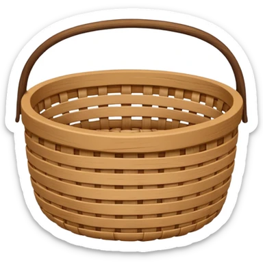 banneton basket no handles sticker