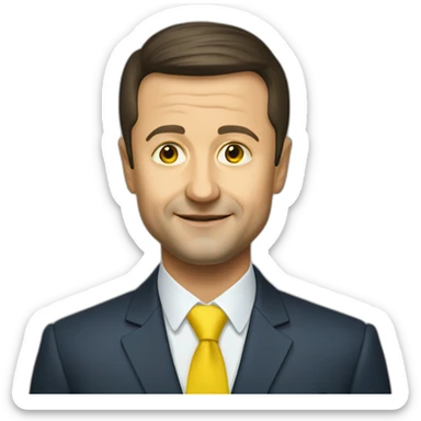 Volodymyr Zelensky sticker