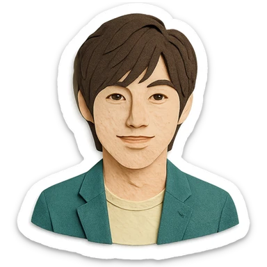 portrait of SS501 Kim Hyun Joong sticker