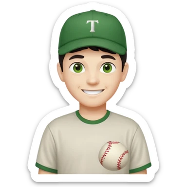 older-teenage-boy-dark-hair-green-eyes-tshirt-smiling-with-teeth-showing-baseball hat on sideways sticker