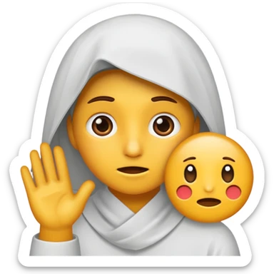 Nudes woman standing close-up look vagina with white cum leaking out of vagina hole sticker