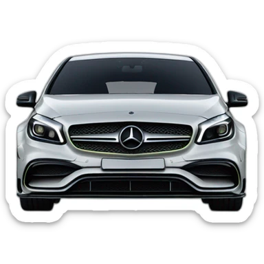 Mercedes a45 facelift front view sticker