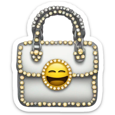 Bedazzled handbag sticker