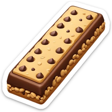 granola bar with chocolate chips sticker