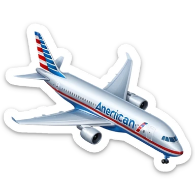 American Airline sticker