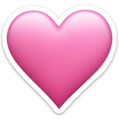 Pink heart sticker