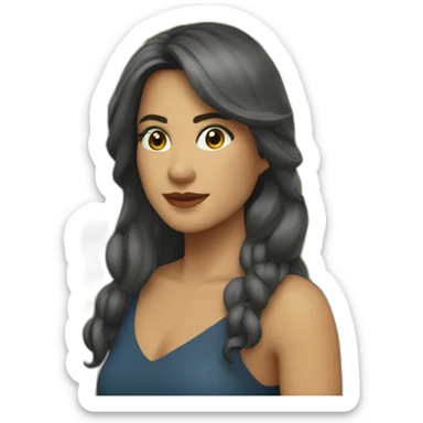 Una montaña marrón con DC sticker